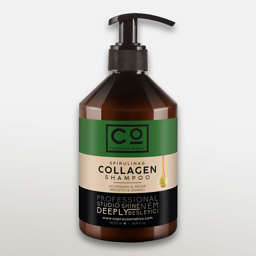 

CO PROFESSIONAL Шампунь для волос женский Spirulina and Collagen Shampoo 500.0, Шампунь для волос женский Spirulina and Collagen Shampoo