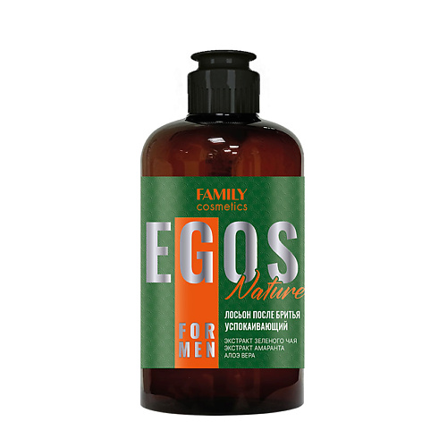 FAMILY COSMETICS Лосьон после бритья успокаивающий Nature серии EGOS for men 2850 251₽