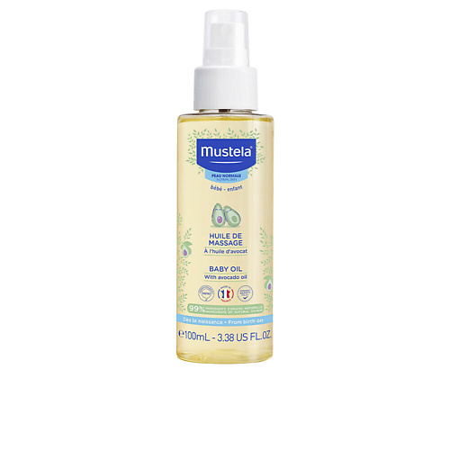 MUSTELA Натуральное массажное масло Baby Oil с авокадо 1000 1909₽