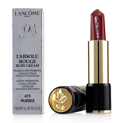 LANCOME Стойкая кремовая губная помада L'Absolu Rouge Ruby Cream