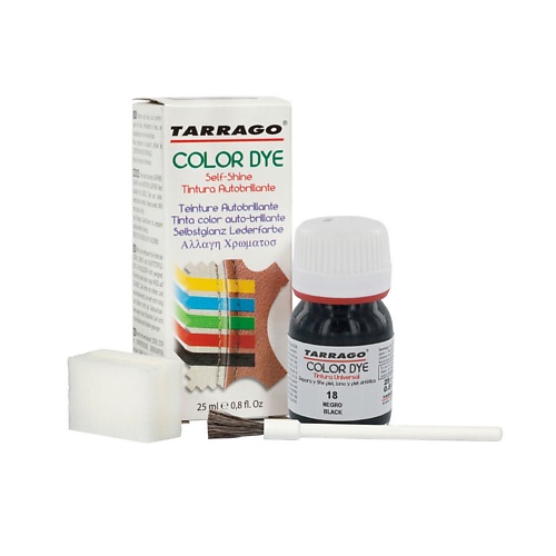 

TARRAGO Черная краска для обуви, одежды, сумок, мебели COLOR DYE 25.0, Черная краска для обуви, одежды, сумок, мебели COLOR DYE