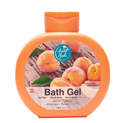 фото Fresh feel гель для душа moussel apricot 750.0