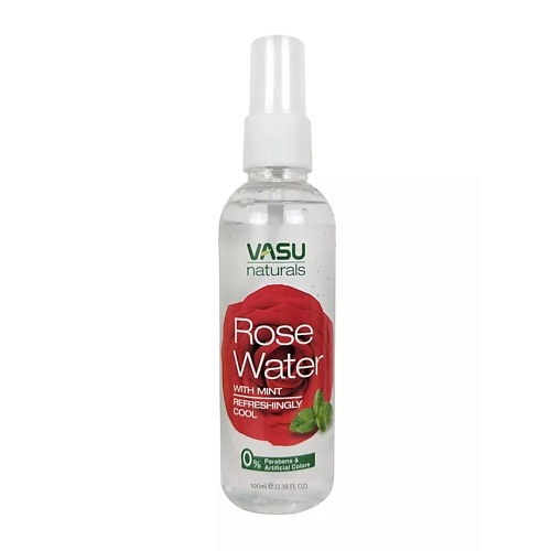 

VASU Розовая вода с мятой (Rose Water With Mint) спрей 100.0, Розовая вода с мятой (Rose Water With Mint) спрей