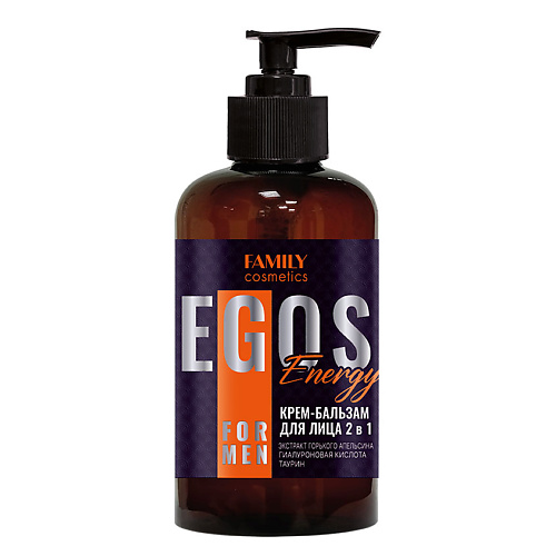 FAMILY COSMETICS Крем-бальзам для лица 2 в 1 Energy серии EGOS  men 285.0