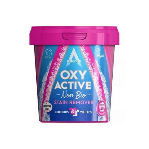 

ASTONISH OXY ACTIVE Активный пятновыводитель с усилителем стирки 625.0, OXY ACTIVE Активный пятновыводитель с усилителем стирки