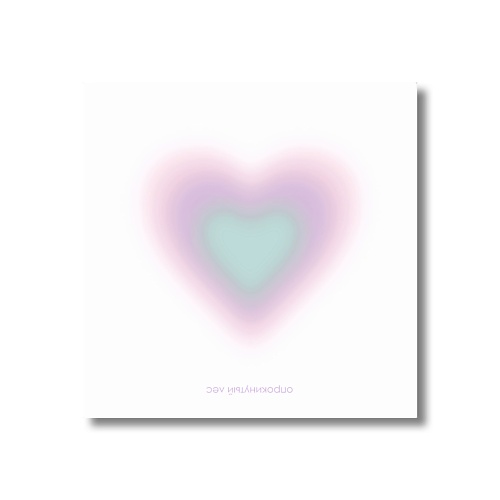 ОПРОКИНУТЫЙ ЛЕС Бумага для заметок purple aura heart 500₽