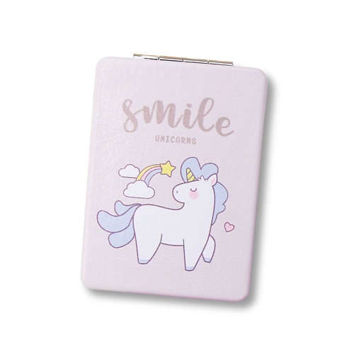 

ILIKEGIFT Зеркало складное "Unicorn smile gray" с увеличением, Зеркало складное "Unicorn smile gray" с увеличением