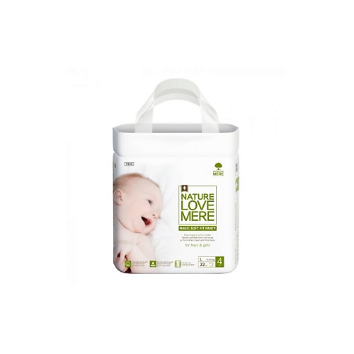 

NATURE LOVE MERE Трусики-подгузники супер мягкие MAGIC Soft L 7-11 кг 22.0, Трусики-подгузники супер мягкие MAGIC Soft L 7-11 кг