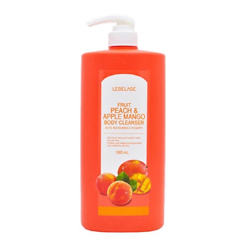 LEBELAGE Гель для душа с персиком и манго FRUIT PEACH APPLE MANGO BODY 10000 971₽