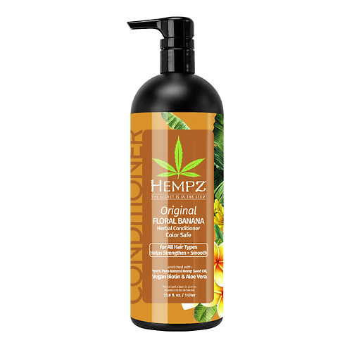 HEMPZ Кондиционер Оригинальный /Original Herbal Conditioner For Damaged & Color Treated Hair 1000.0