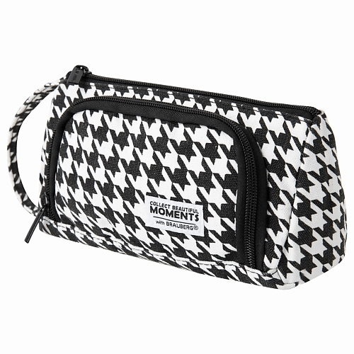 

BRAUBERG Пенал-косметичка Houndstooth, Пенал-косметичка Houndstooth