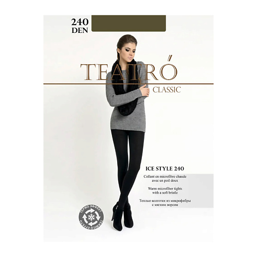 TEATRO Женские колготки Ice Style Color Dark Olive 240 den