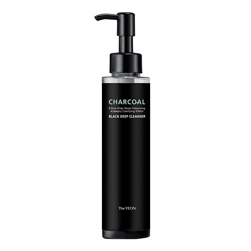 

THE YEON Масло очищающее с древесным углём - Charcoal black deep cleanser 150.0, Масло очищающее с древесным углём - Charcoal black deep cleanser