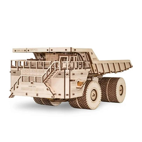 

EWA ECO-WOOD-ART Деревянный конструктор 3D BELAZ 75710 1.0, Деревянный конструктор 3D BELAZ 75710