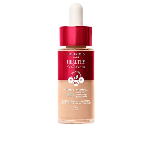 Тональные средства  Летуаль BOURJOIS Тональный крем-сыворотка HEALTHY MIX SERUM