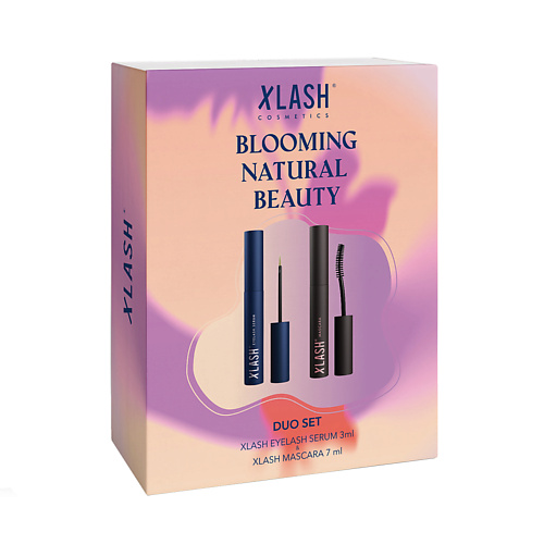 XLASH COSMETICS Набор-дуэт BLOOMING NATURAL BEAUTY DUO SET сыворотка для роста ресниц и термотушь 2999₽