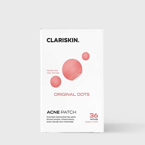 

CLARISKIN Original Dots Точечные патчи от прыщей и акне 36.0, Original Dots Точечные патчи от прыщей и акне