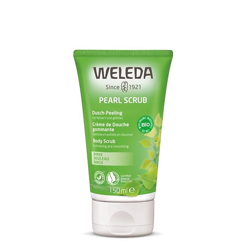 

WELEDA Мягко отшелушивающий березовый гель-пилинг для душа 150.0, Мягко отшелушивающий березовый гель-пилинг для душа