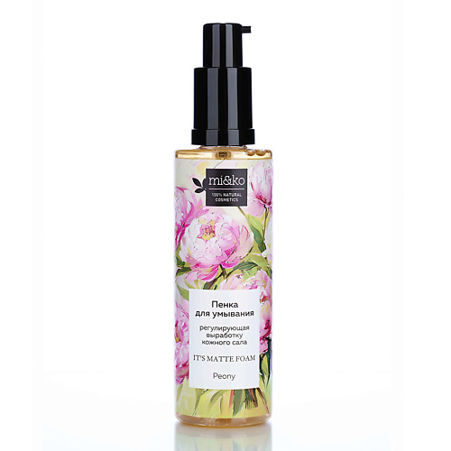 

MI&KO Пенка для умывания, регулирующая выработку кожного сала It`s matte foam Peony 200.0, Пенка для умывания, регулирующая выработку кожного сала It`s matte foam Peony