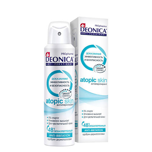 

Deonica DEONICA PROpharma Антиперспирант ATOPIC SKIN 150.0, DEONICA PROpharma Антиперспирант ATOPIC SKIN