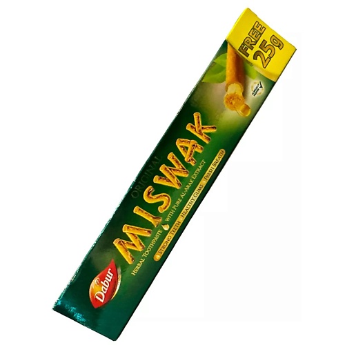 

DABUR Зубная паста Miswak с экстрактом дерева Аль Арак 75.0, Зубная паста Miswak с экстрактом дерева Аль Арак