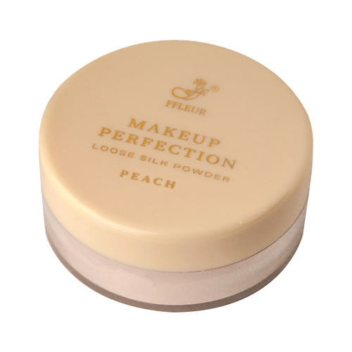 FFLEUR Рассыпчатая матирующая  пудра для лица PEACH MAKEUP PERFECTION