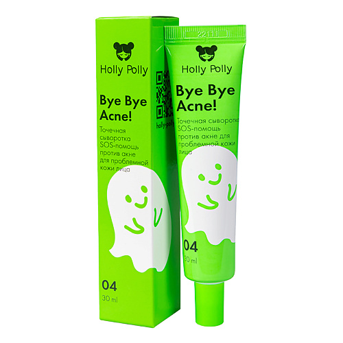 HOLLY POLLY Точечная сыворотка SOS-помощь Bye Bye Acne! против акне для проблемной кожи лица