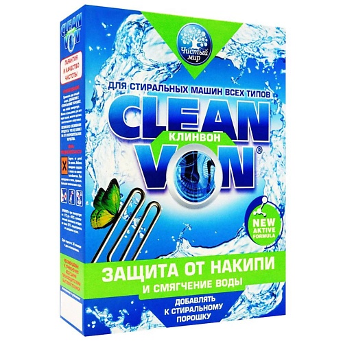 

CLEANVON Средство для защиты от накипи и смягчения воды в стиральных машинах 750, Средство для защиты от накипи и смягчения воды в стиральных машинах