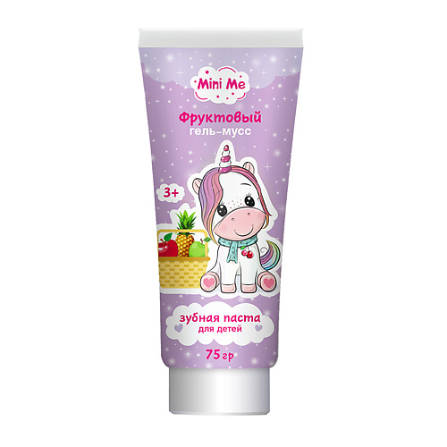 

FAMILY COSMETICS "Фруктовый гель-мусс" зубная паста для детей "Mini Me" 75.0, "Фруктовый гель-мусс" зубная паста для детей "Mini Me"