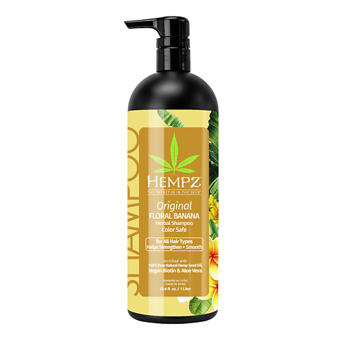 HEMPZ Шампунь Оригинальный / Original Herbal Shampoo For Damaged & Color Treated Hair 1000.0