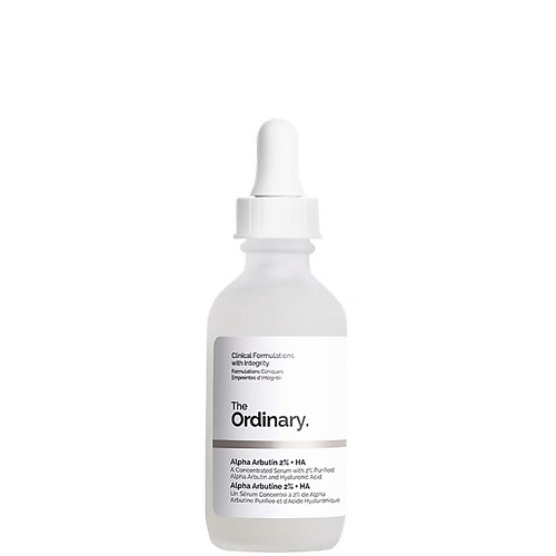 

THE ORDINARY Осветляющая антипигментационная сыворотка Alpha Arbutin 2% + HA 60.0, Осветляющая антипигментационная сыворотка Alpha Arbutin 2% + HA