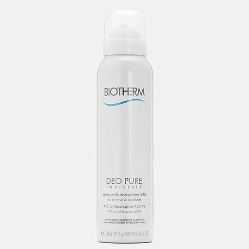 BIOTHERM Дезодорант-спрей, не оставляющий пятен Deo Pure Invisible 150.0