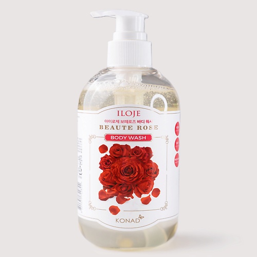 

KONAD ILOJE BEAUTE ROSE BODY WASH Гель для душа с дамасской розой 300.0, ILOJE BEAUTE ROSE BODY WASH Гель для душа с дамасской розой