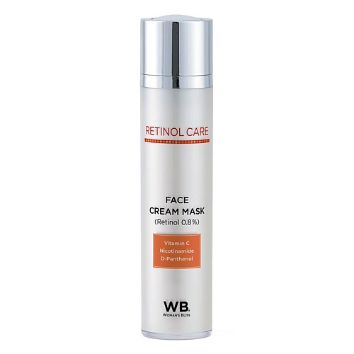 

WOMAN`S BLISS Маска для лица с ретинолом 0,8% RETINOL CARE 50.0, Маска для лица с ретинолом 0,8% RETINOL CARE