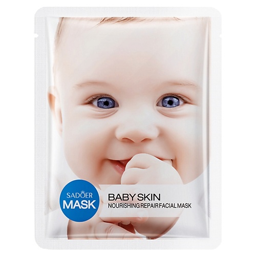 

SADOER Маска для лица Baby Skin питательная тканевая, Маска для лица Baby Skin питательная тканевая