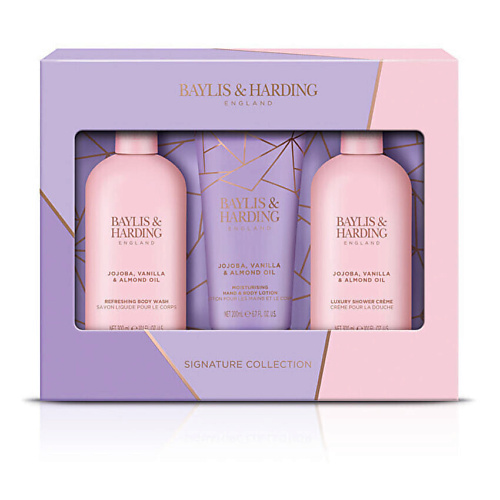 BAYLIS&HARDING BAYLIS & HARDING Набор средств для душа  Jojoba, Vanilla & Almond Oil Luxury Shower Set