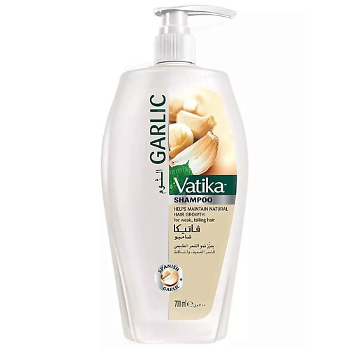 

DABUR Шампунь для ломких волос с чесноком (Vatika Garlic) 600.0, Шампунь для ломких волос с чесноком (Vatika Garlic)