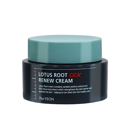 THE YEON Крем увлажняющий с экстрактом лотоса и центеллы Lotus root cica renew cream 500 3060₽