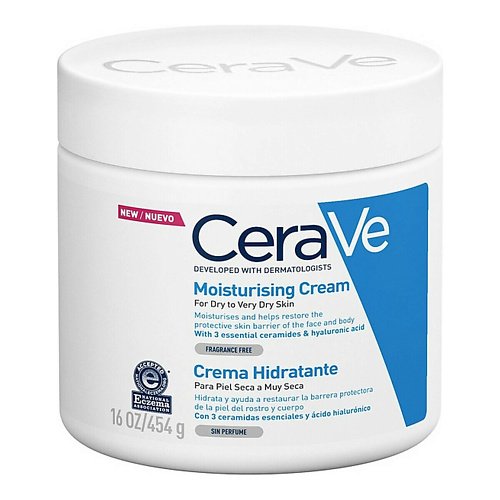 CERAVE Увлажняющий крем для очень сухой кожи Moisturizing Cream Dry to Very Dry Skin 4540 3562₽