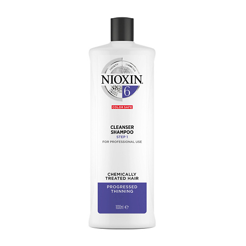 

NIOXIN Очищающий шампунь Система 6 1000.0, Очищающий шампунь Система 6