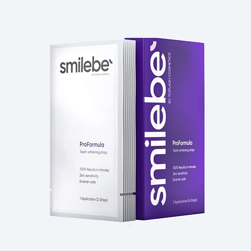 

SMILEBE BY TOPLASH Отбеливающие полоски ProFormula 28.0, Отбеливающие полоски ProFormula