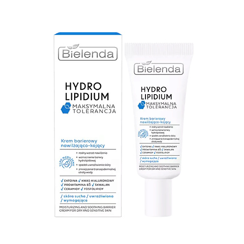 BIELENDA Увлажняющий и успокаивающий защитный крем HYDRO LIPIDIUM MAXIMUM TOLERANCE 560₽