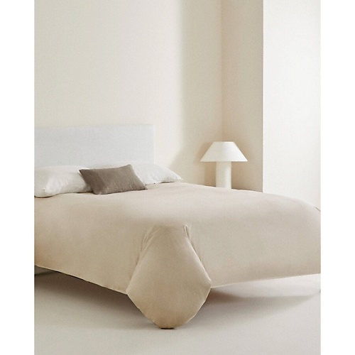 ZARA HOME Хлопковый пододеяльник в полоску 290 x 260