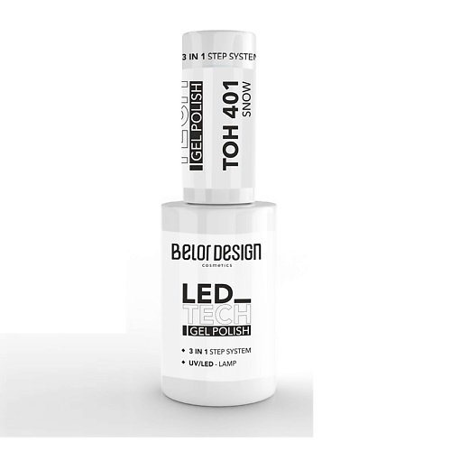 BELOR DESIGN Лак-гель для ногтей Led Tech 3в1