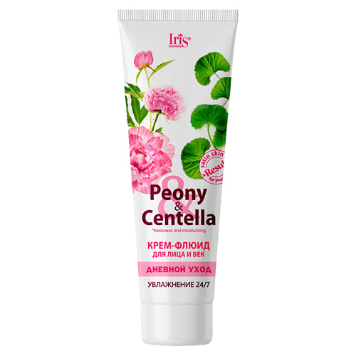 IRIS COSMETIC Крем флюид для лица и век Peony Centella дневной уход 1000 139₽