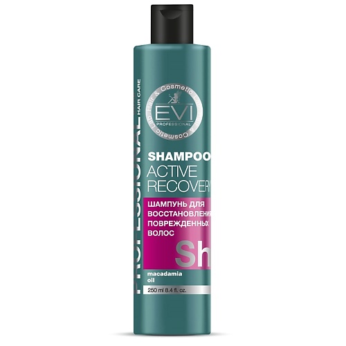 EVI PROFESSIONAL Шампунь Активное восстановление для поврежденных волос Professional Salon Hair Care Shampoo Acive Recovery 267₽