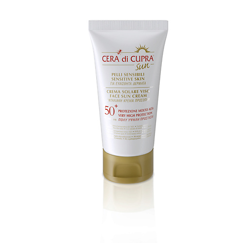 

CERA DI CUPRA Крем для лица солнцезащитный SPF 50+ Face Sun Cream, Крем для лица солнцезащитный SPF 50+ Face Sun Cream