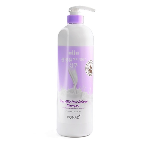 

KONAD Niju Goat Milk hair Balance Shampoo Шампунь для блеска и объема волос с козьим молоком. 1000.0, Niju Goat Milk hair Balance Shampoo Шампунь для блеска и объема волос с козьим молоком.