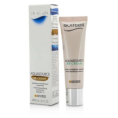 

BIOTHERM Увлажняющий тонирующий крем Aquasource BB Cream, Увлажняющий тонирующий крем Aquasource BB Cream