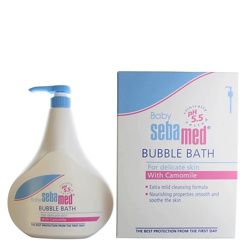 

SEBAMED Успокаивающая и увлажняющая детская пена для ванн Baby Bubble Bath 1000.0, Успокаивающая и увлажняющая детская пена для ванн Baby Bubble Bath